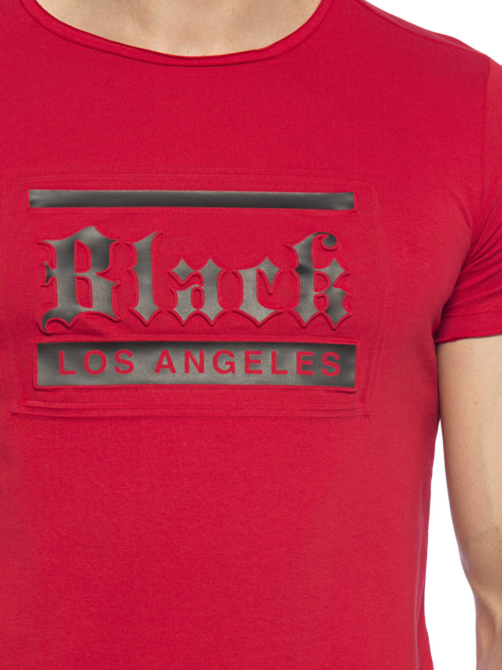 T-shirt ROUGE Homme-3