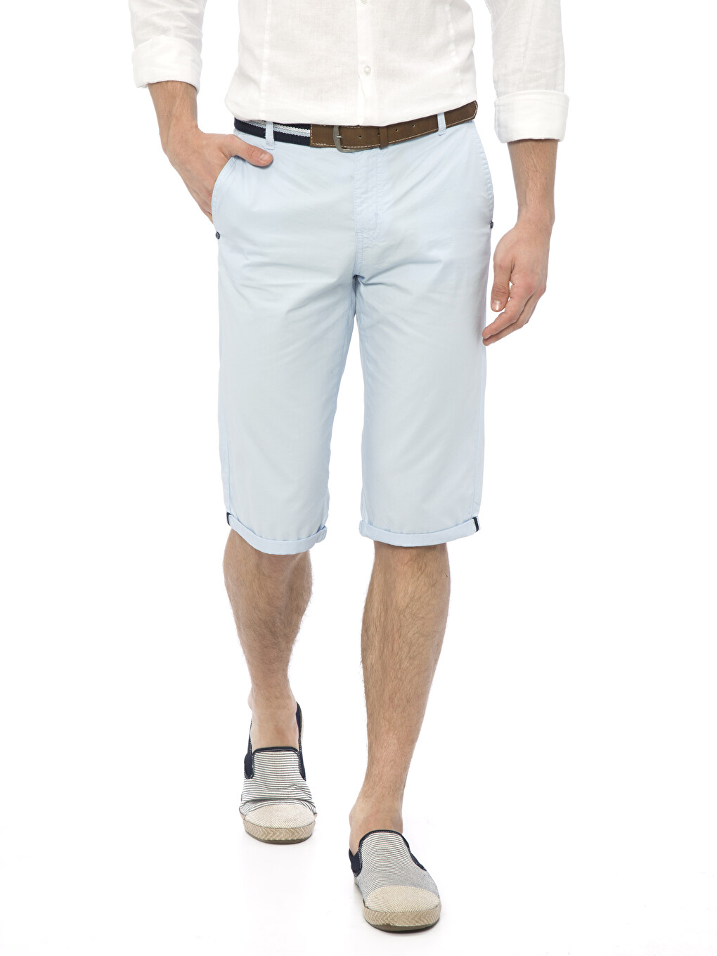 Man Blue Shorts