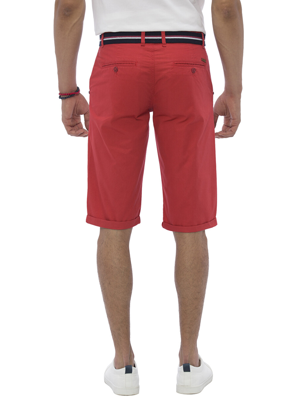 Pantaloni Scurți Rosu Bărbat-1