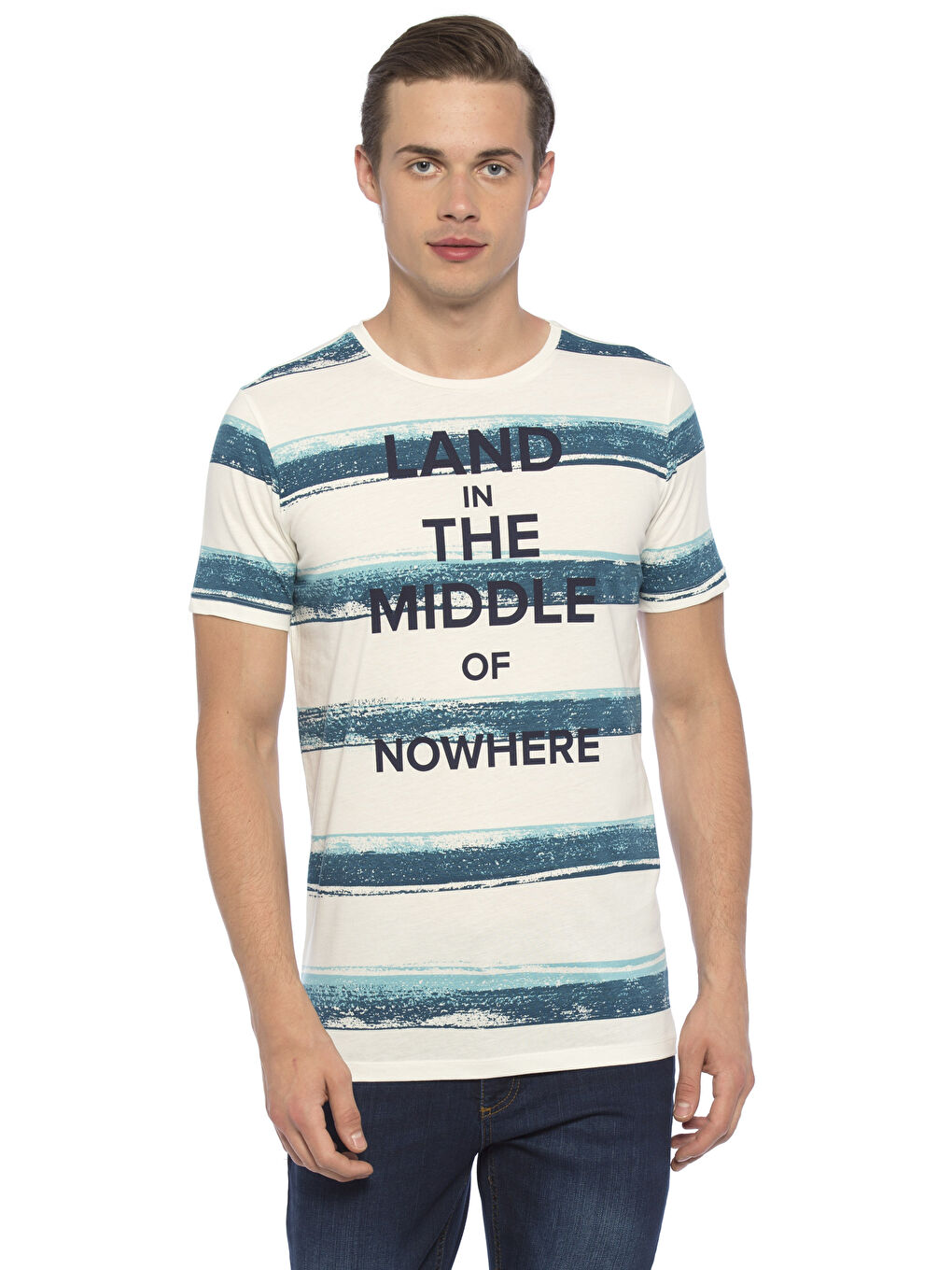 XSIDE Mann WEISS T-Shirt -7YK042Z8-J5F