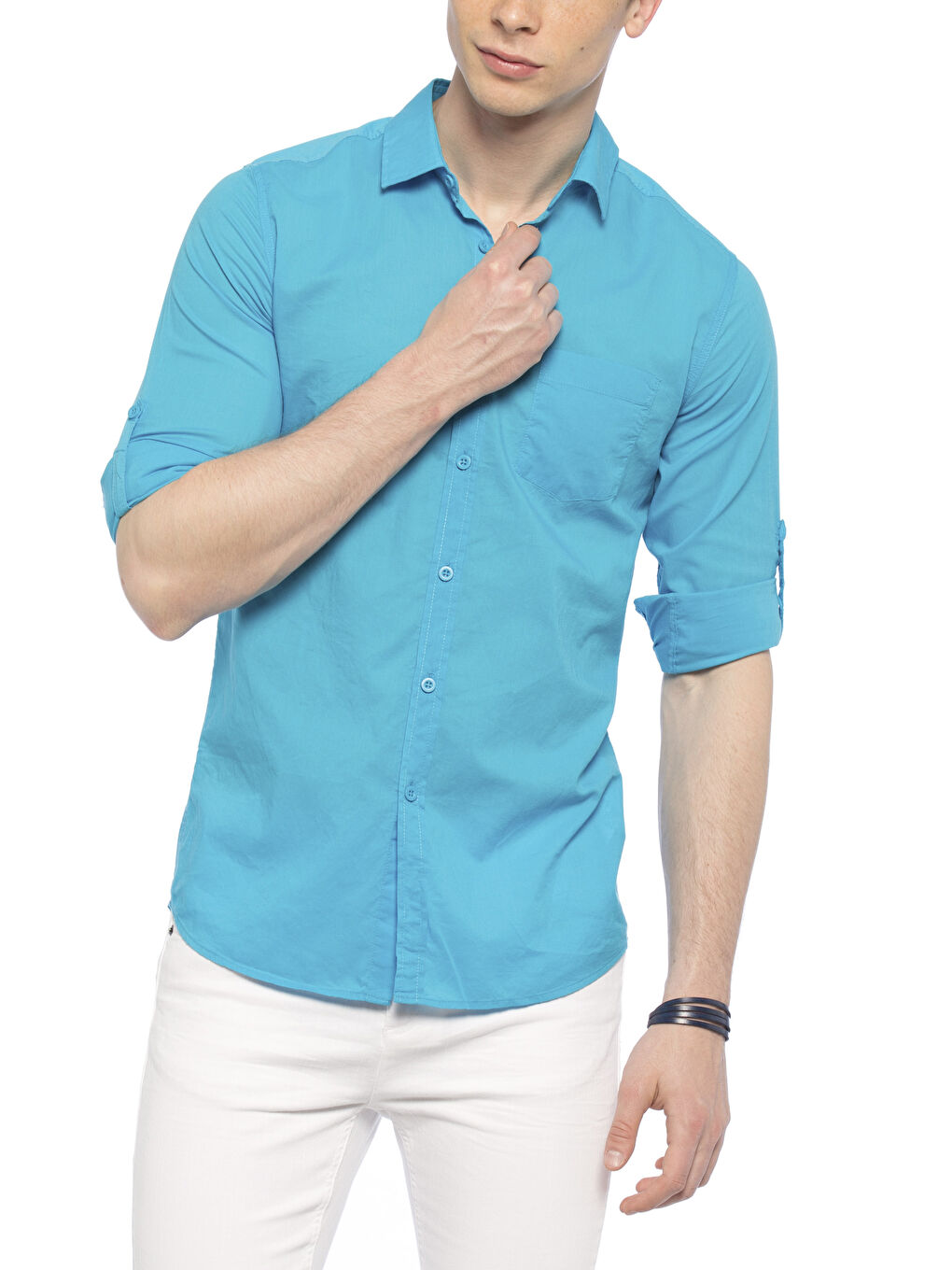 XSIDE Man TURQUOISE Shirt -7YK285Z8-J4Y