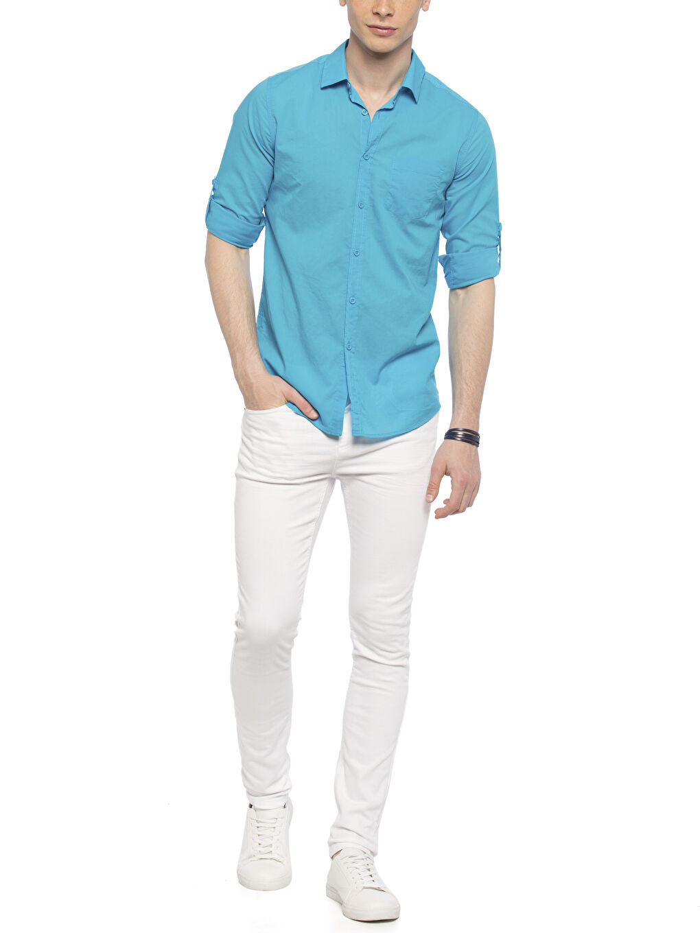XSIDE Man TURQUOISE Shirt -7YK285Z8-J4Y
