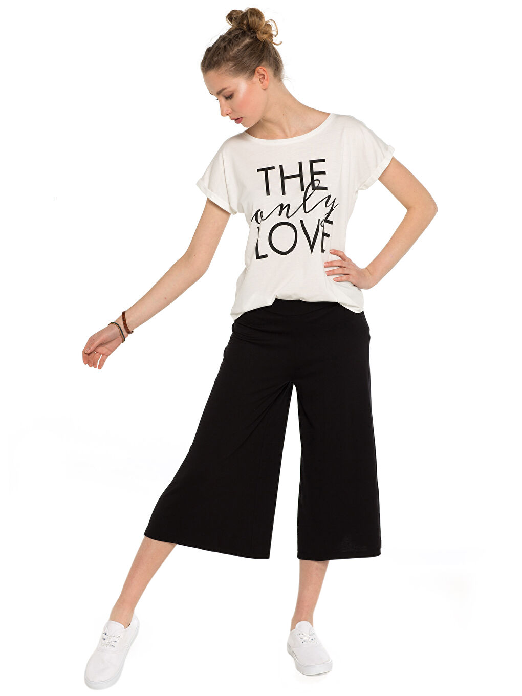 LCW Vision Woman BLACK Trousers -7YK329Z8-CVL