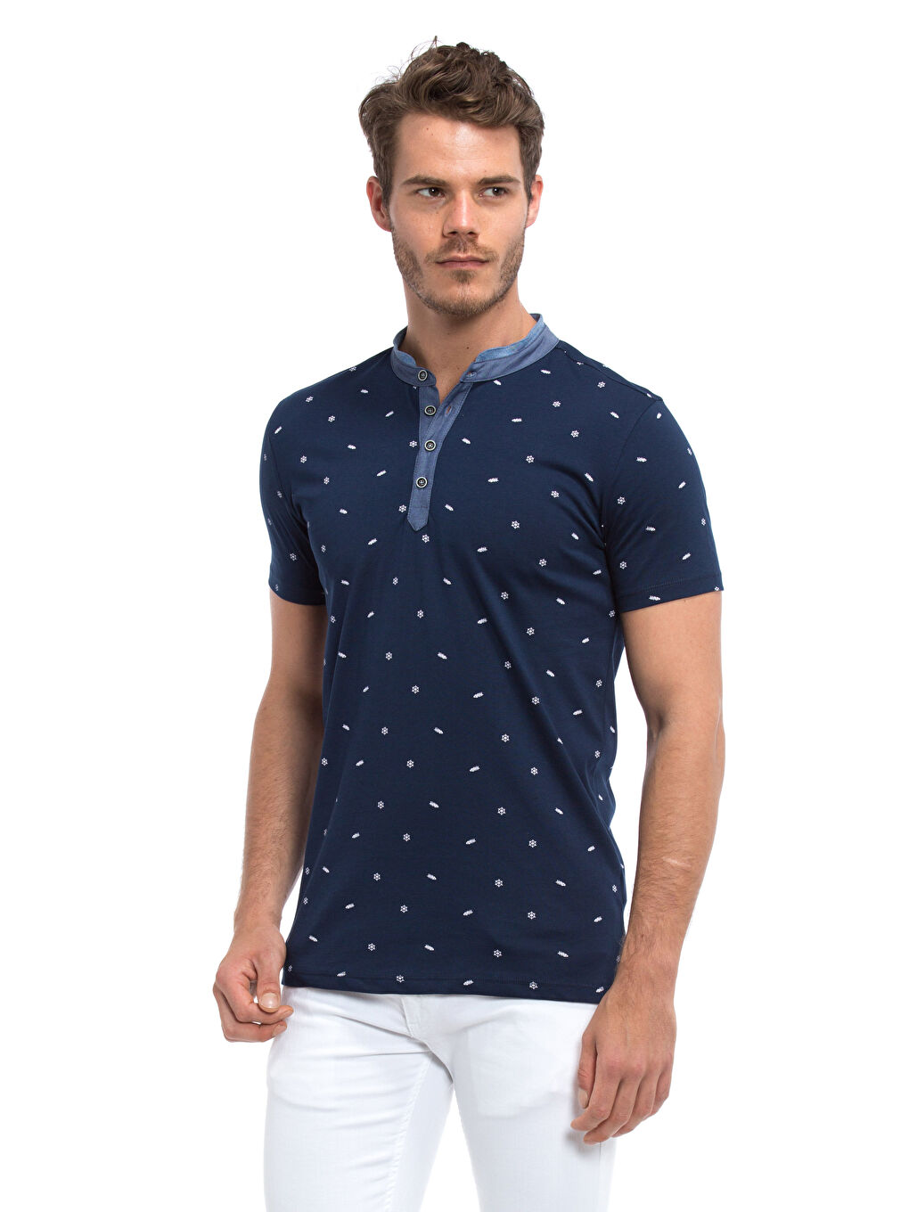 Soluk Lacivert Tişört