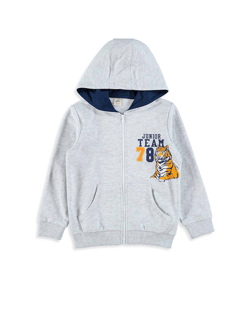 Unisex BLACK Zip-Up Sweatshirt