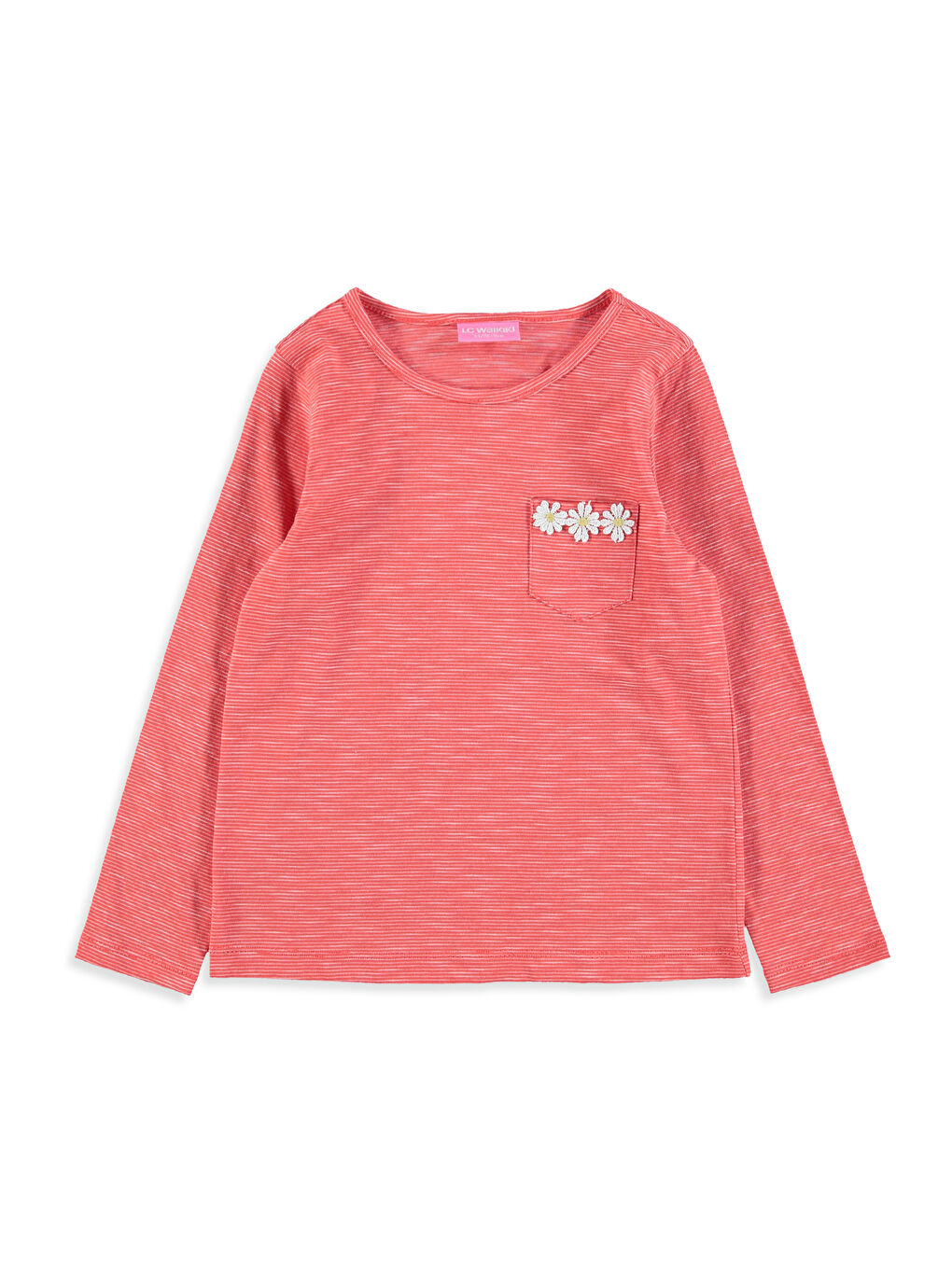 LCW Kids Girl PINK T-Shirt -7Y0605Z4-356