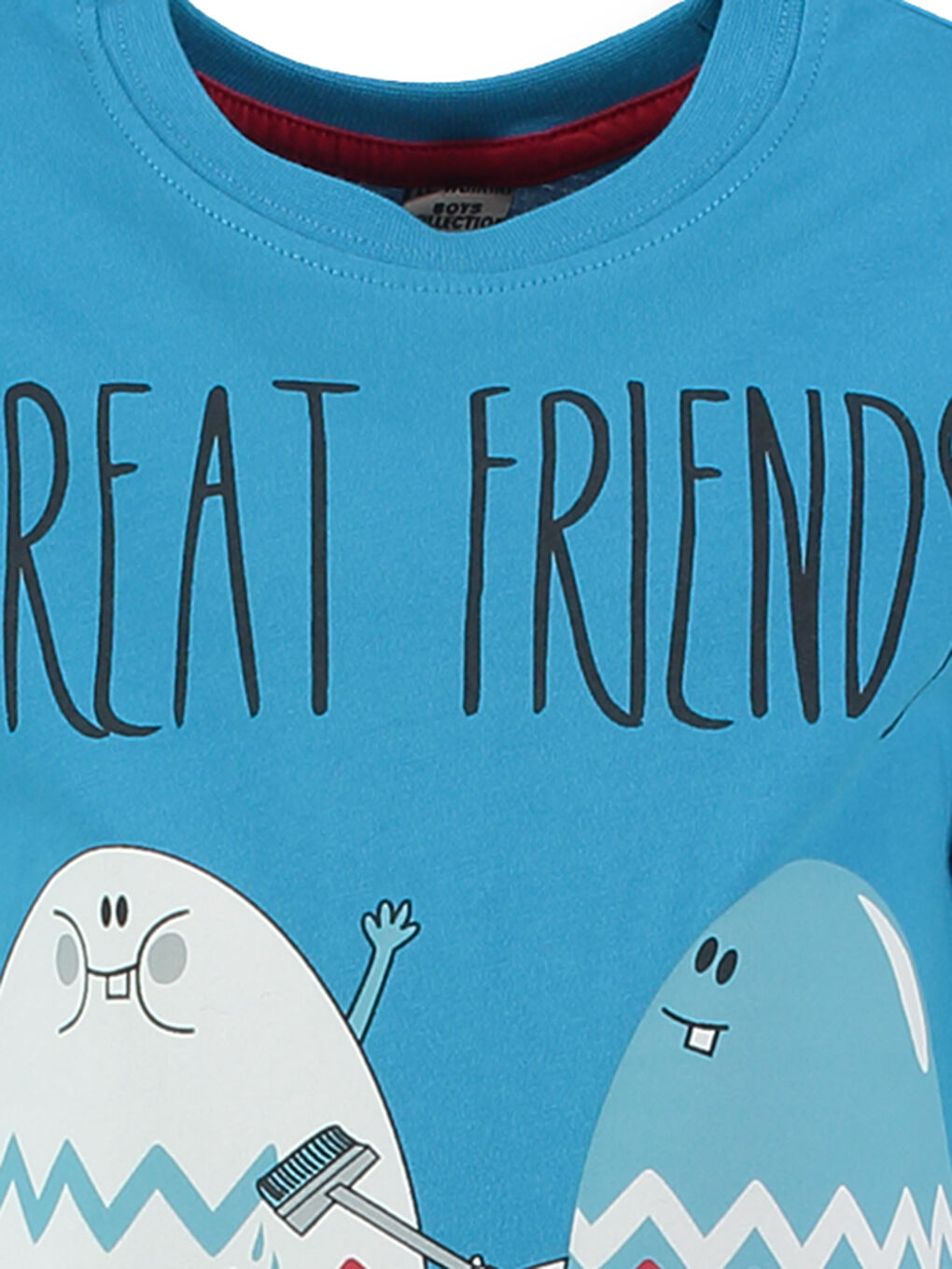 Унисекс Синьо Тениска-2