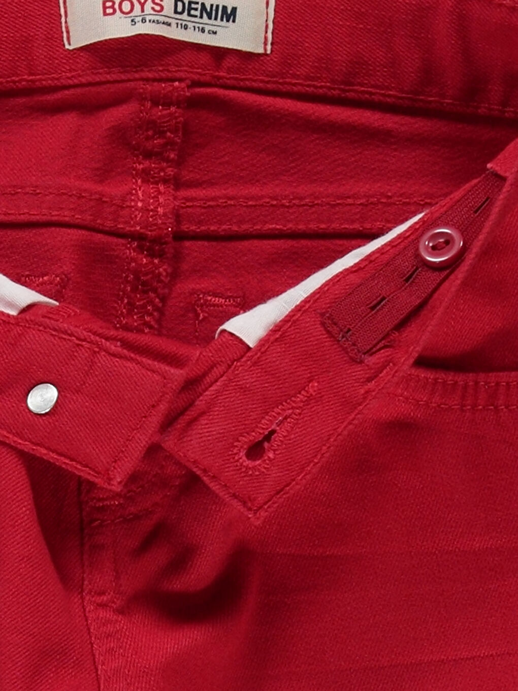 Unisex RED Jeans-2