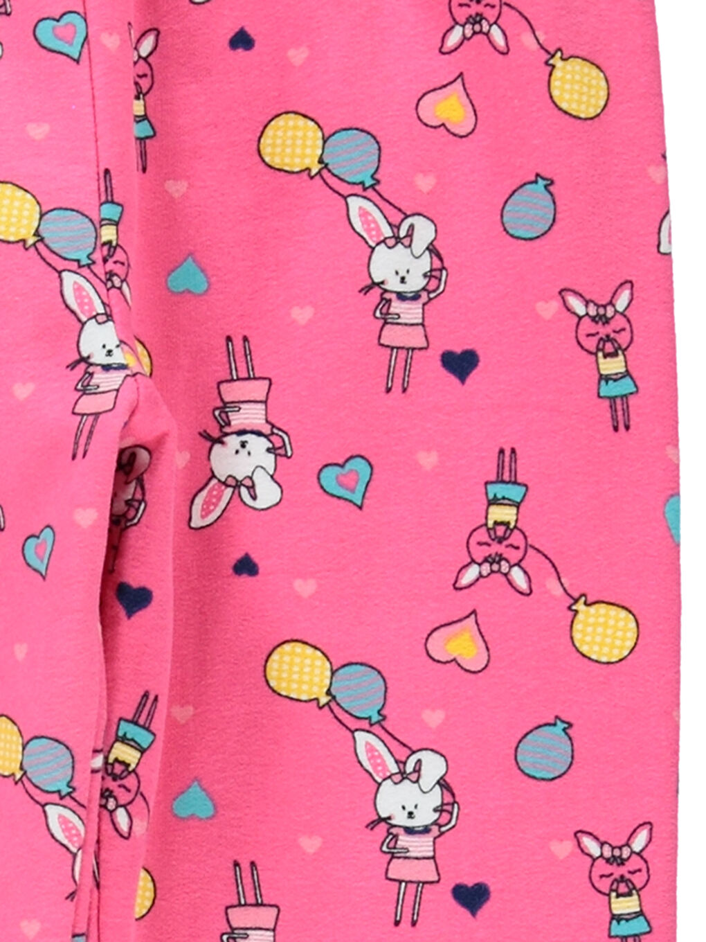 Turuncu Mercan Baskılı Tayt-1