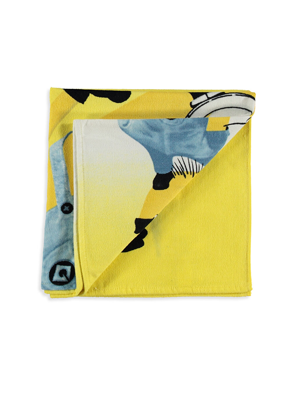 Unisex YELLOW Beach Towel-1