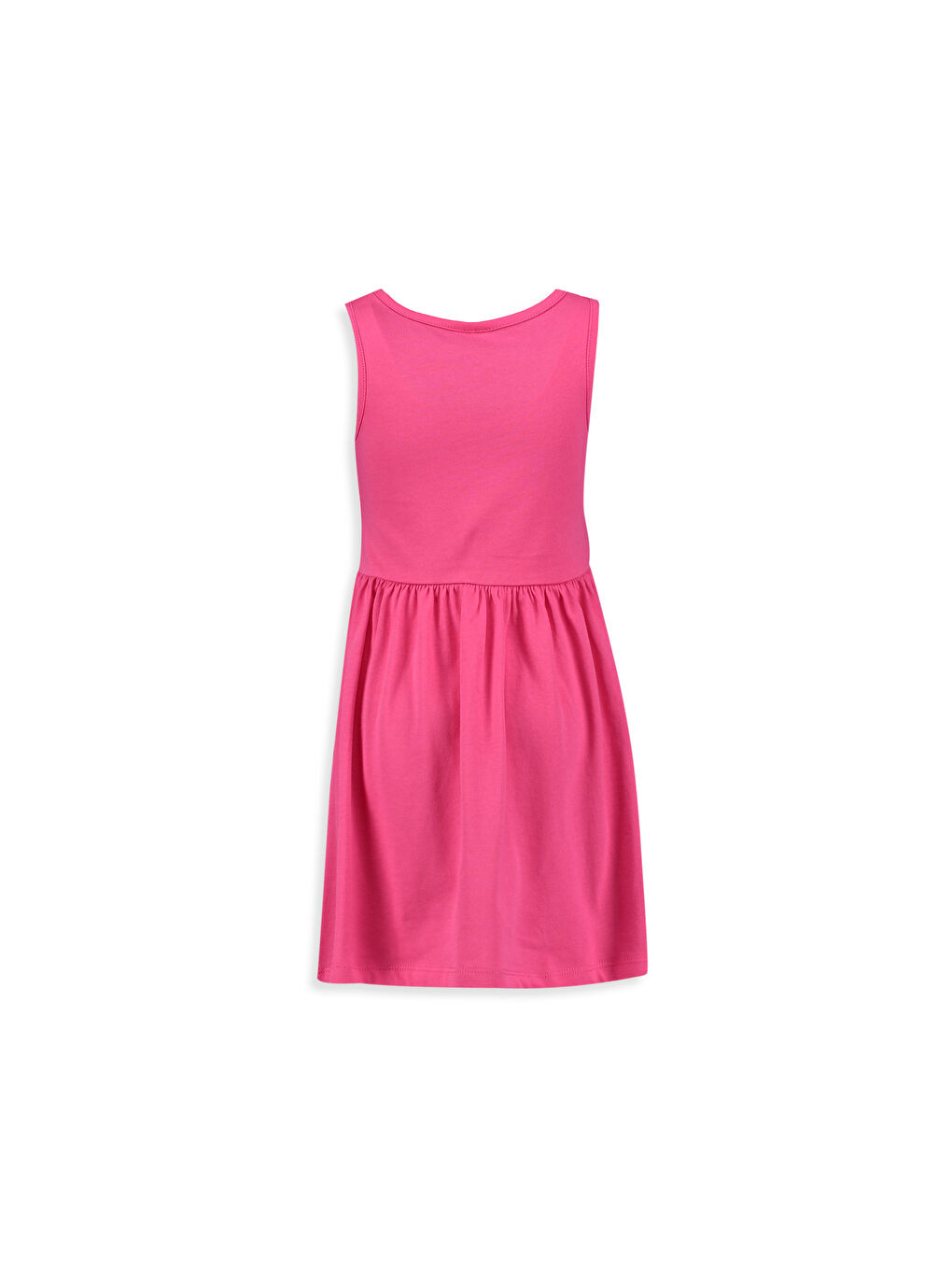 Orta Pembe Elbise-1
