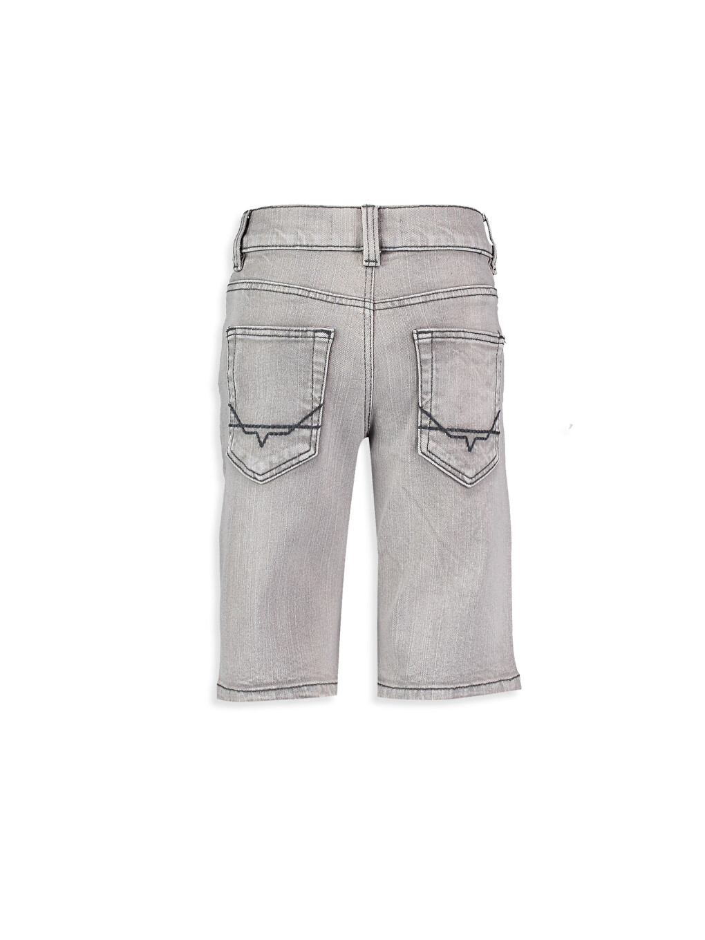 Short En Jean Gris Unisexe-1