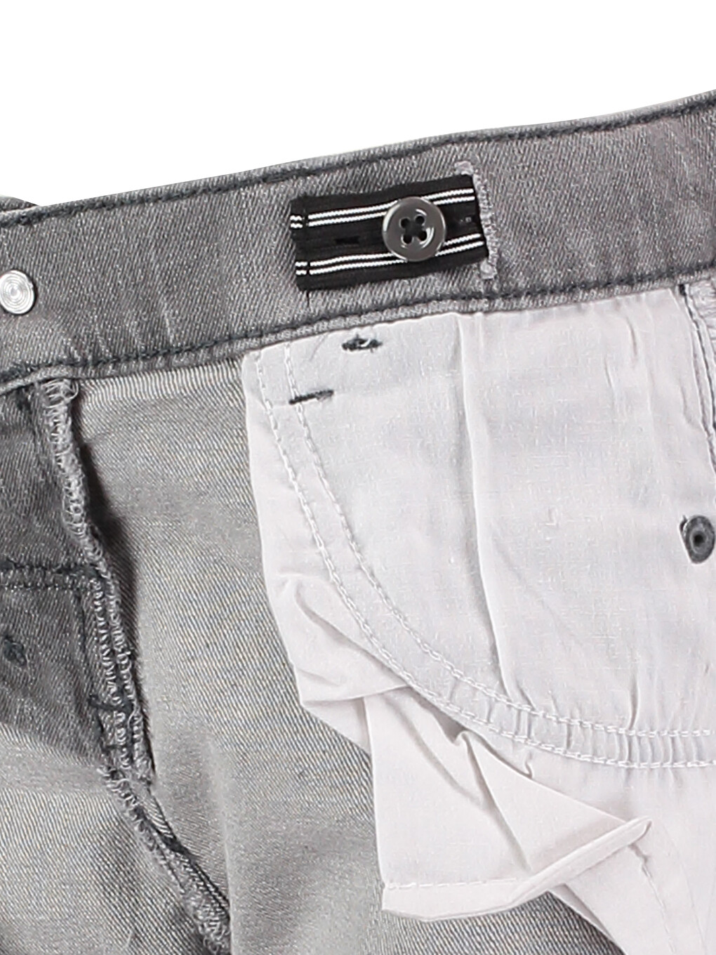 Short En Jean Gris Unisexe-2