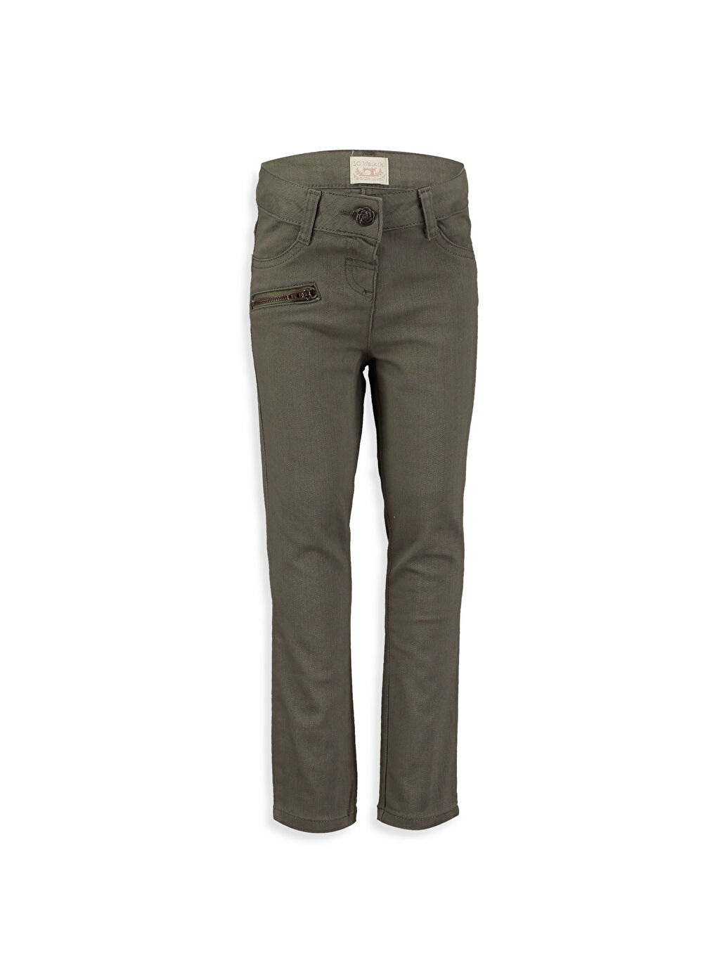 LCW Kids Girl KHAKI Trousers -7Y3546Z4-K3J