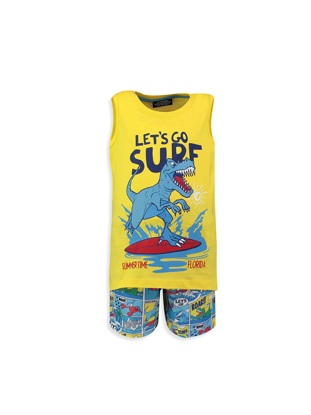 LCW Kids Unisex YELLOW Swimwear Set -7Y3549Z4-FXY