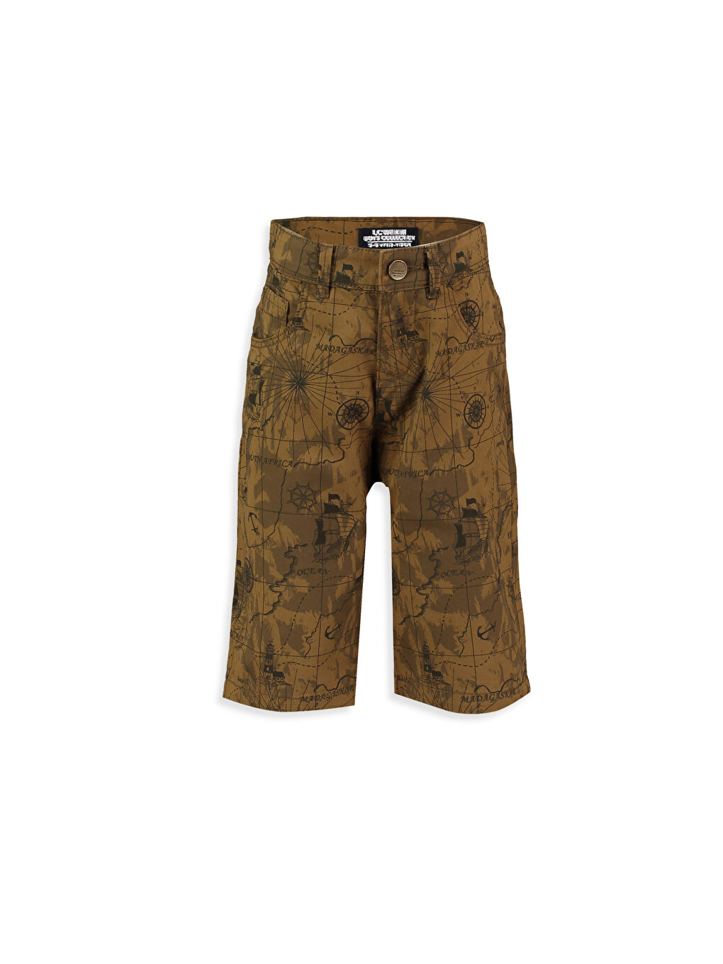 LCW Kids Unisex KHAKI Shorts -7Y3690Z4-708