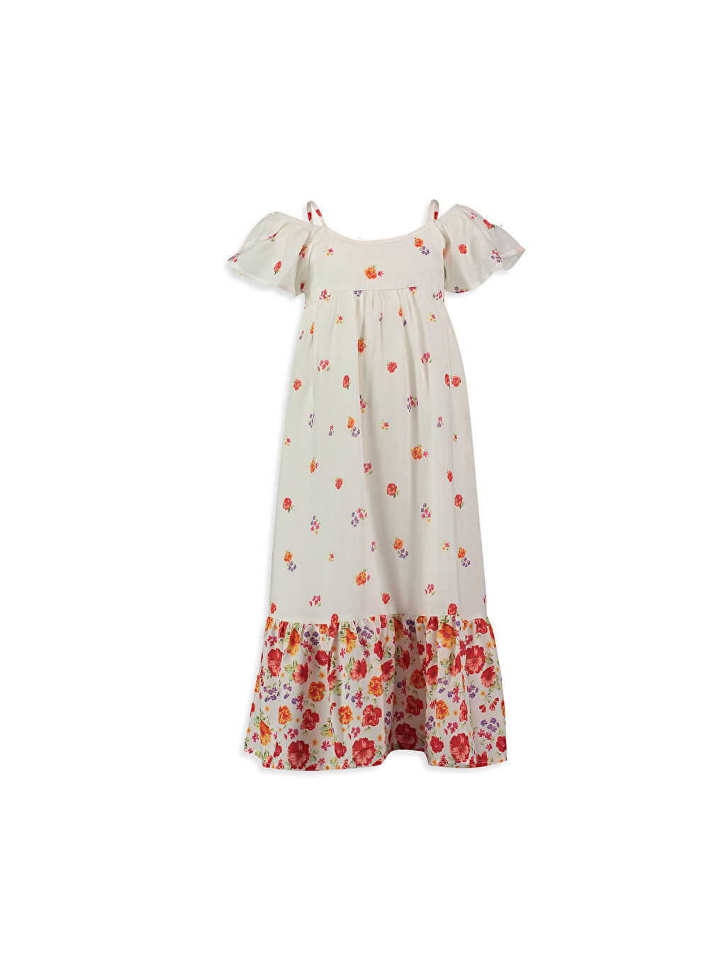 LCW Kids Girl ECRU Dress -7Y4552Z4-713