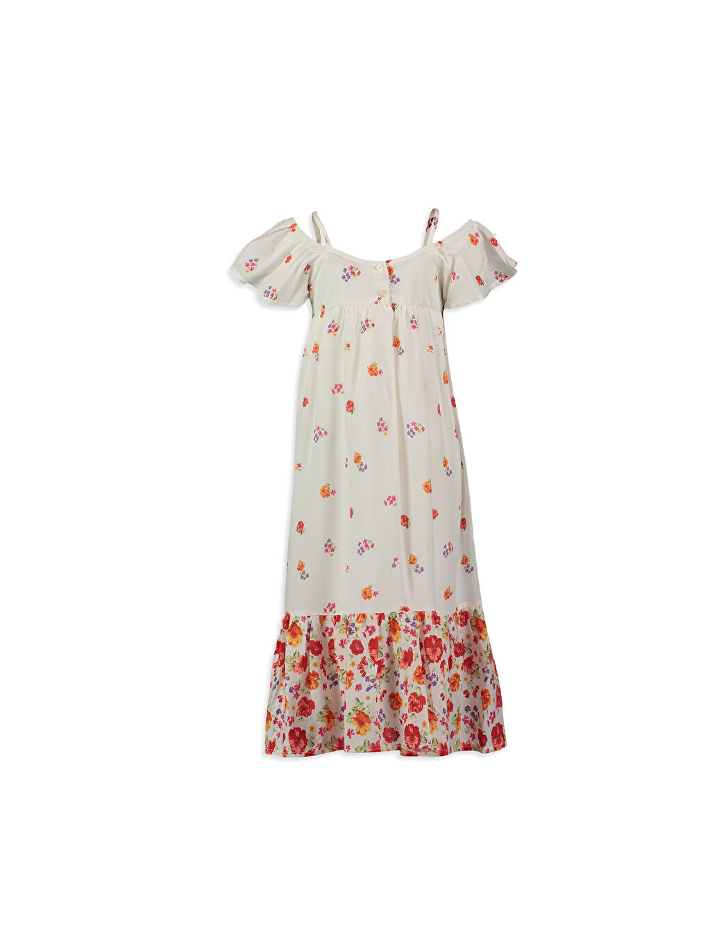 LCW Kids Girl ECRU Dress -7Y4552Z4-713
