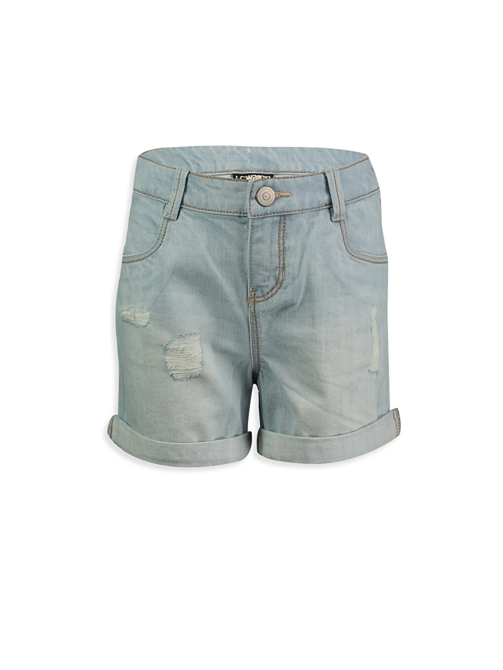 Açık İndigo Rodeo Jean Şort