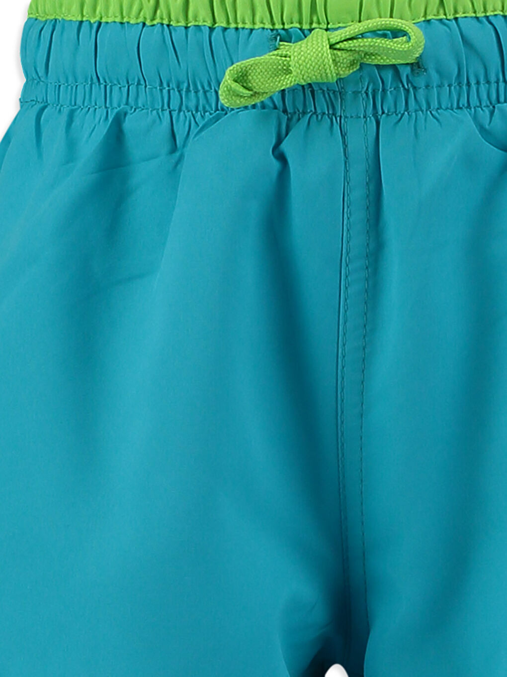 Mavi Baskılı Yüzme Şort-3