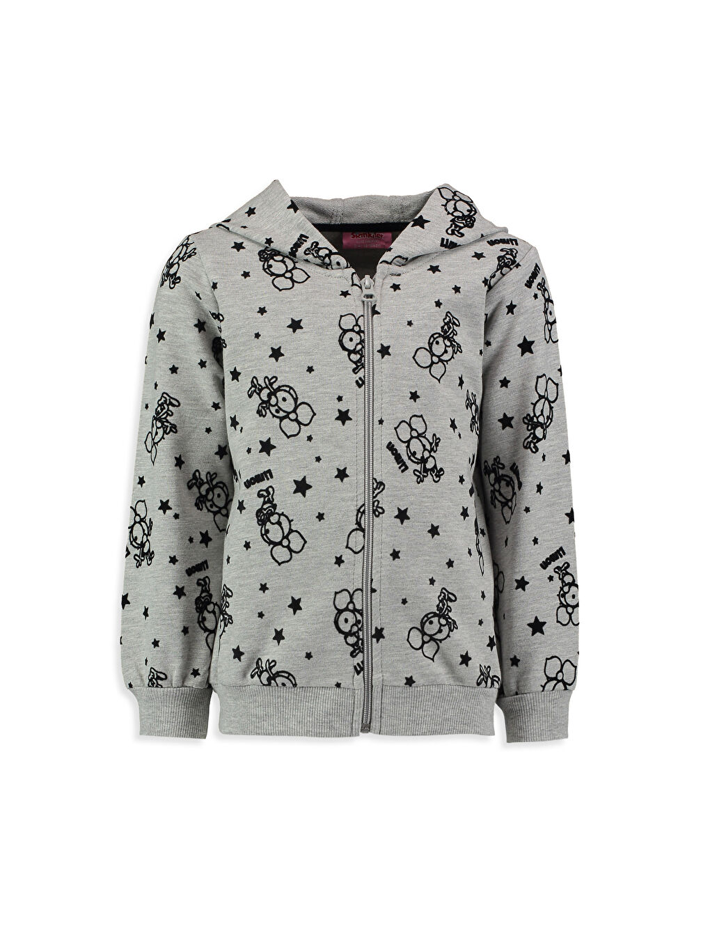 LCW Kids Момиче Розово Суитшърт с цип -7Y8482Z4-355