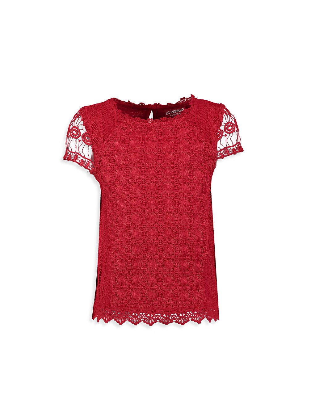 LCW Kids Girl RED T-Shirt -7Y9082Z4-HC3
