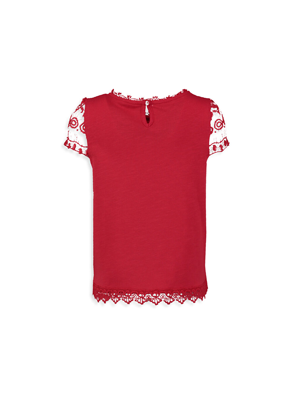 LCW Kids Girl RED T-Shirt -7Y9082Z4-HC3