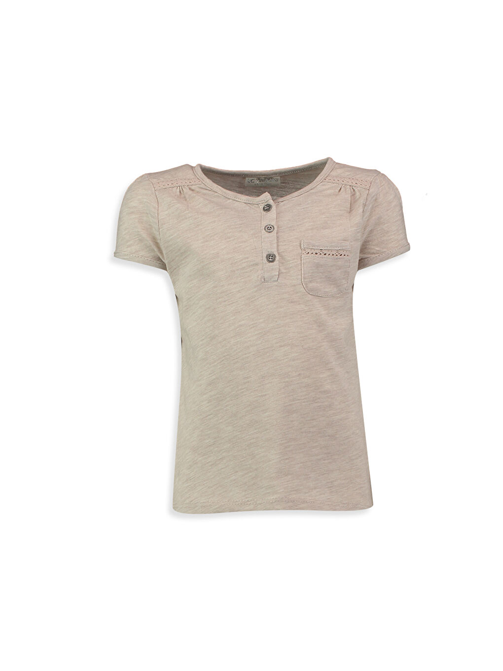 LCW Kids Girl BLACK T-Shirt -7Y9095Z4-490