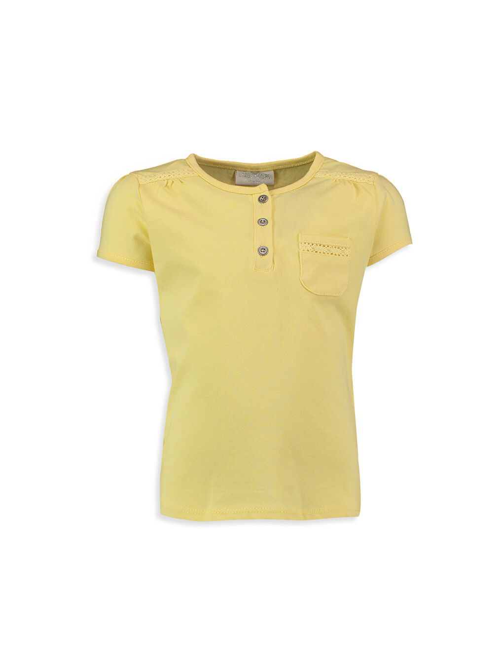 Девочки Жёлтый Футболка