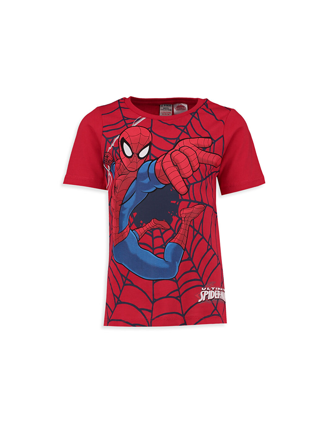 Boy’s Spiderman Printed Cotton T-Shirt