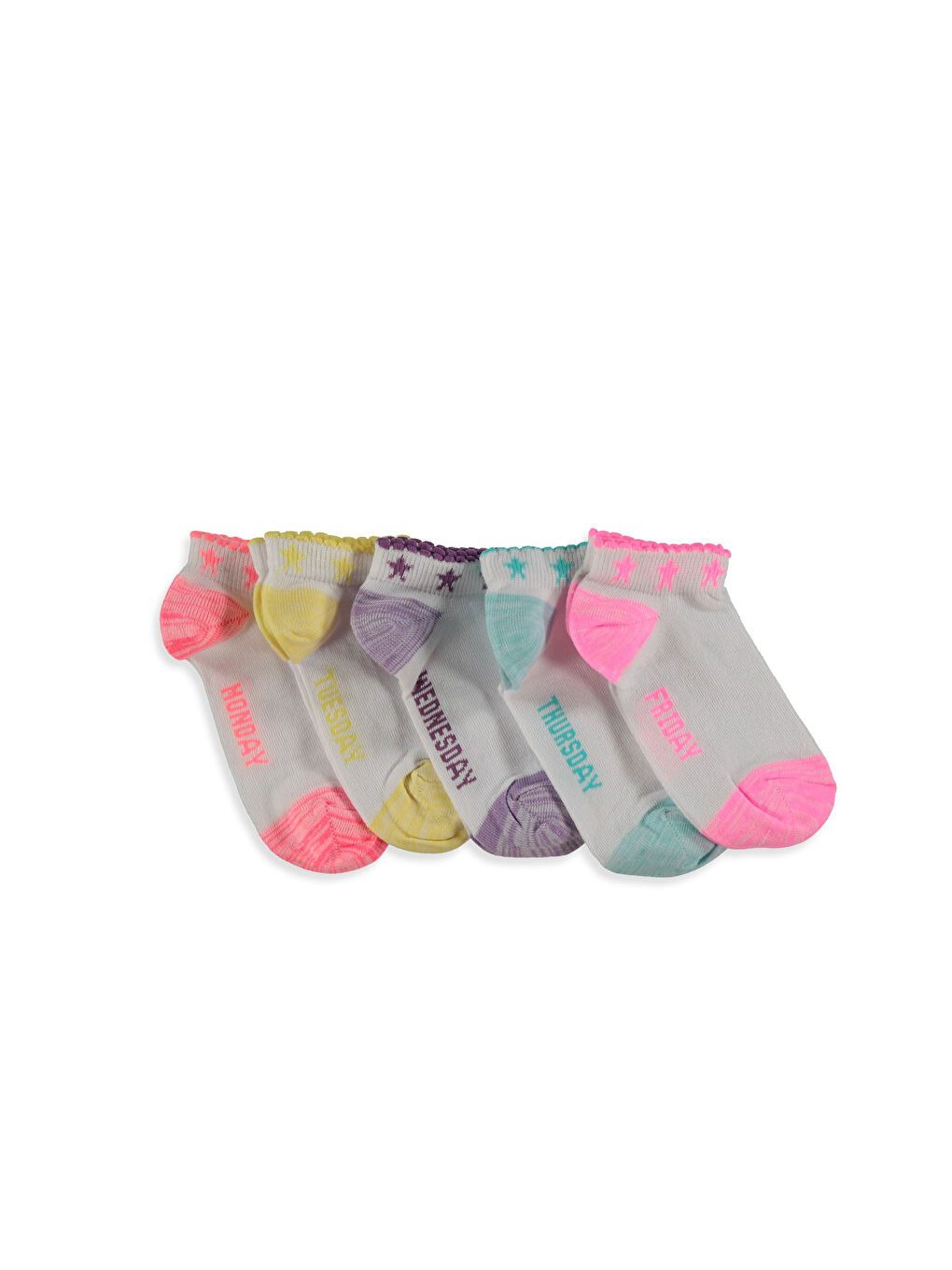 Girl PINK Trainer Socks-1