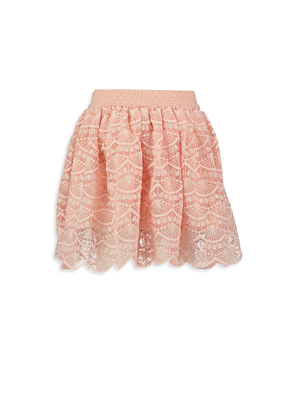 LCW Kids Girl ORANGE Skirt -7YJ361Z4-DHT