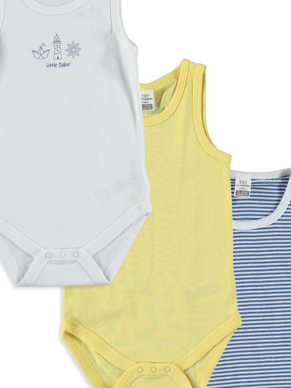 Unisex White Bodysuit-1