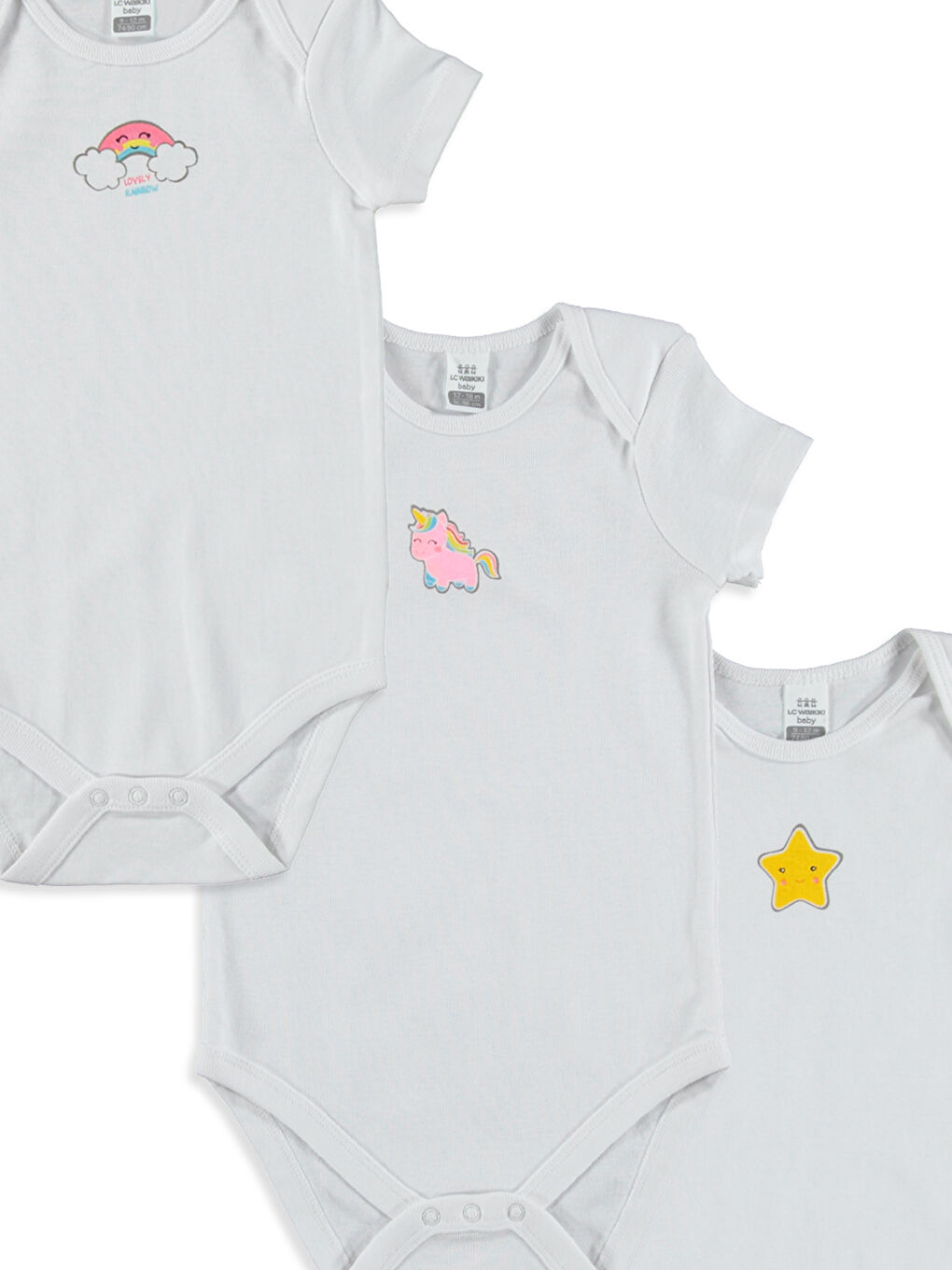 LCW baby Body bébé BLANC Bébé Fille -7Y0315Z1-G00