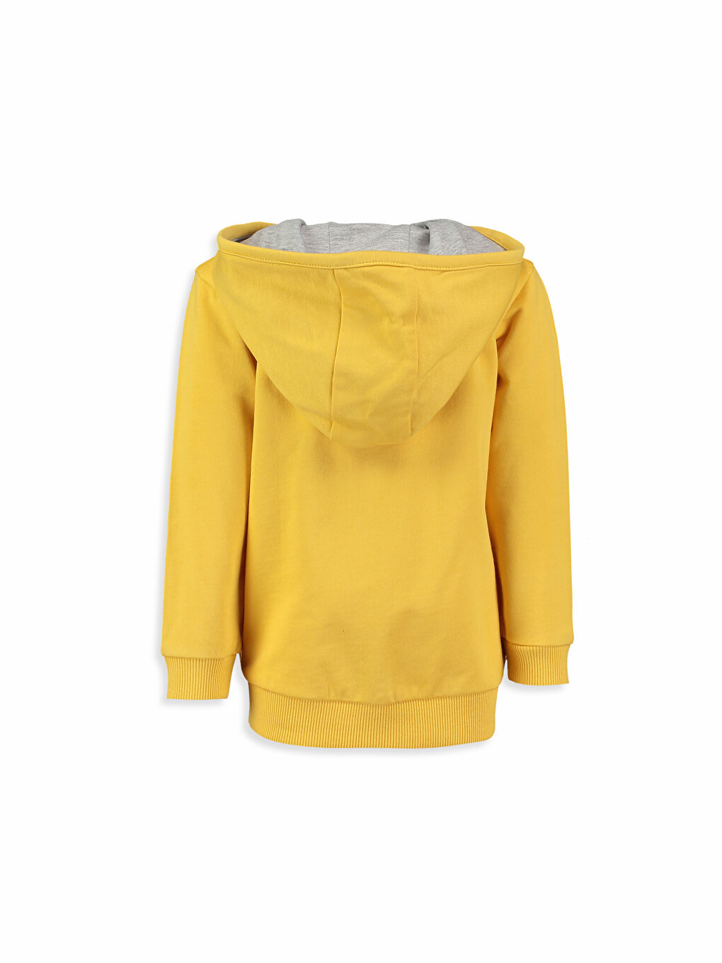 سويت شيرت بسحاب اصفر للجنسين-1