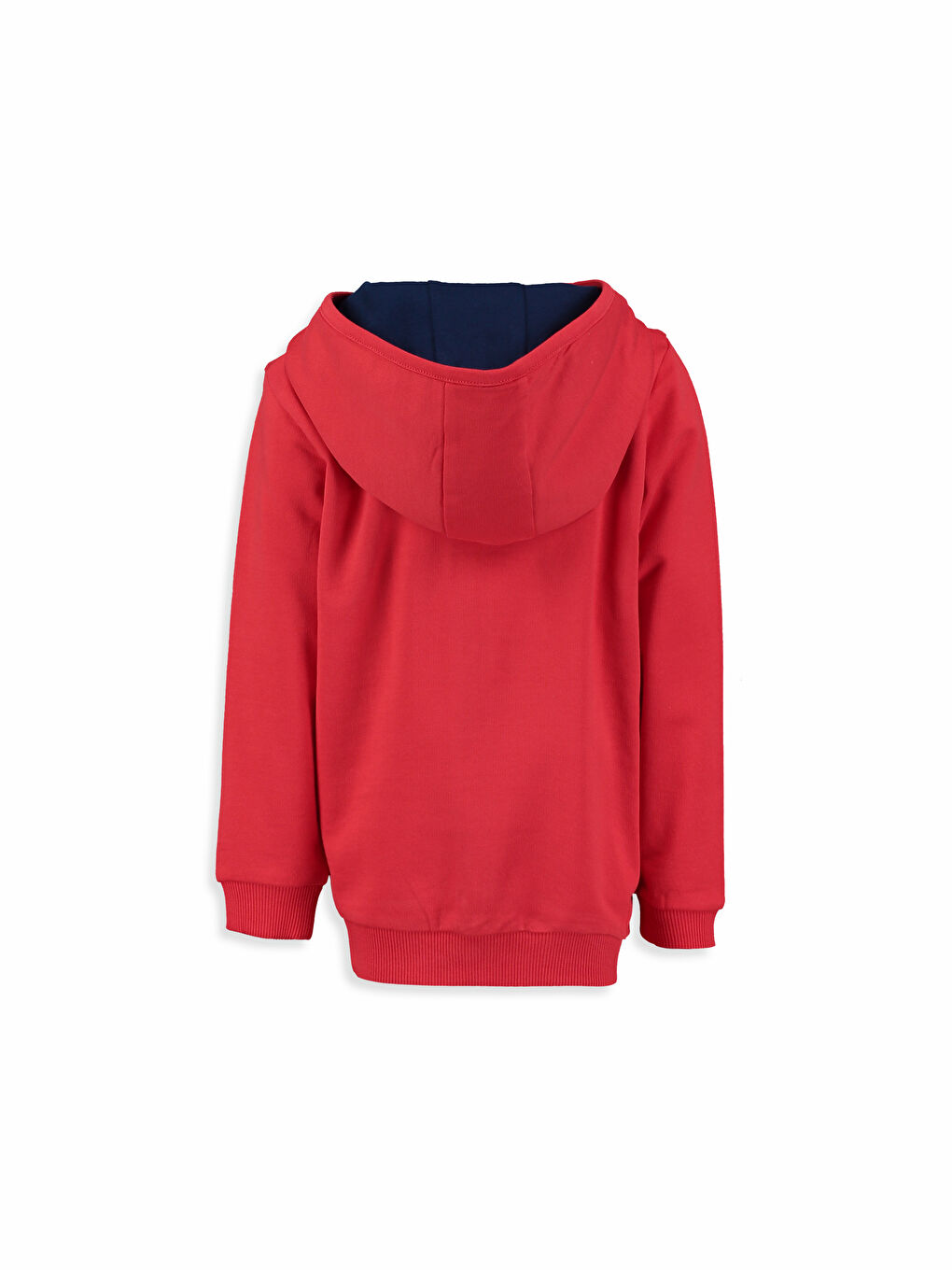 سويت شيرت بسحاب أحمر للجنسين-1