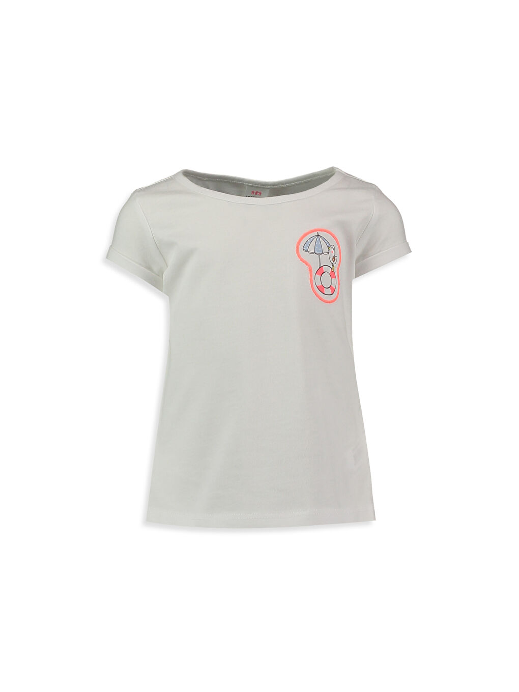 LCW baby Baby Girl WHITE T-Shirt -7Y4294Z1-E5X