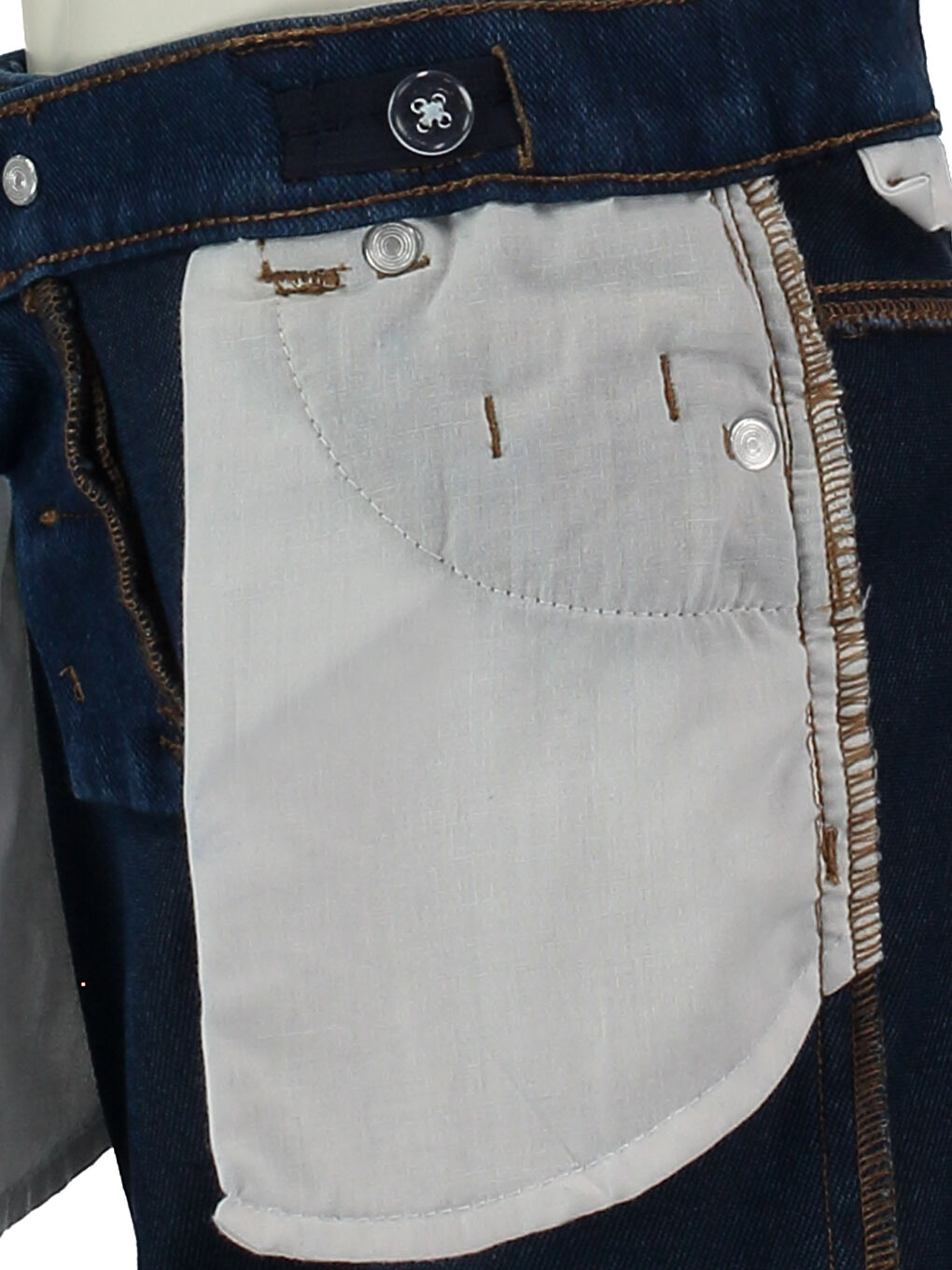 LCW baby Unisex INDIGO Denim Shorts -7Y5746Z1-507