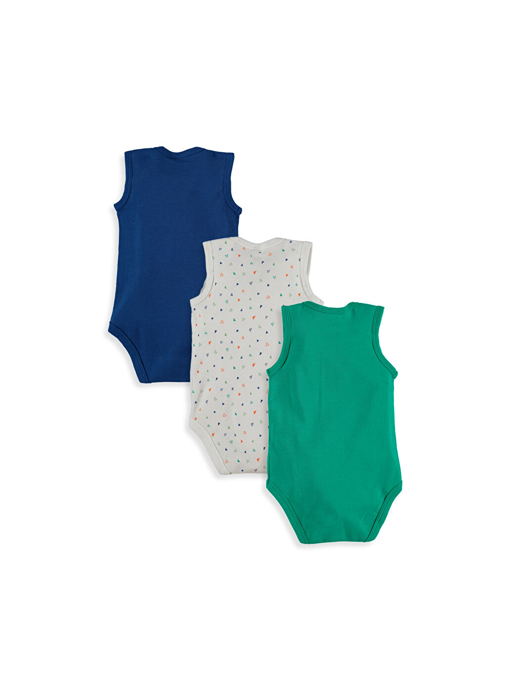 Yeşil Çıtçıtlı Body 3'lü-1