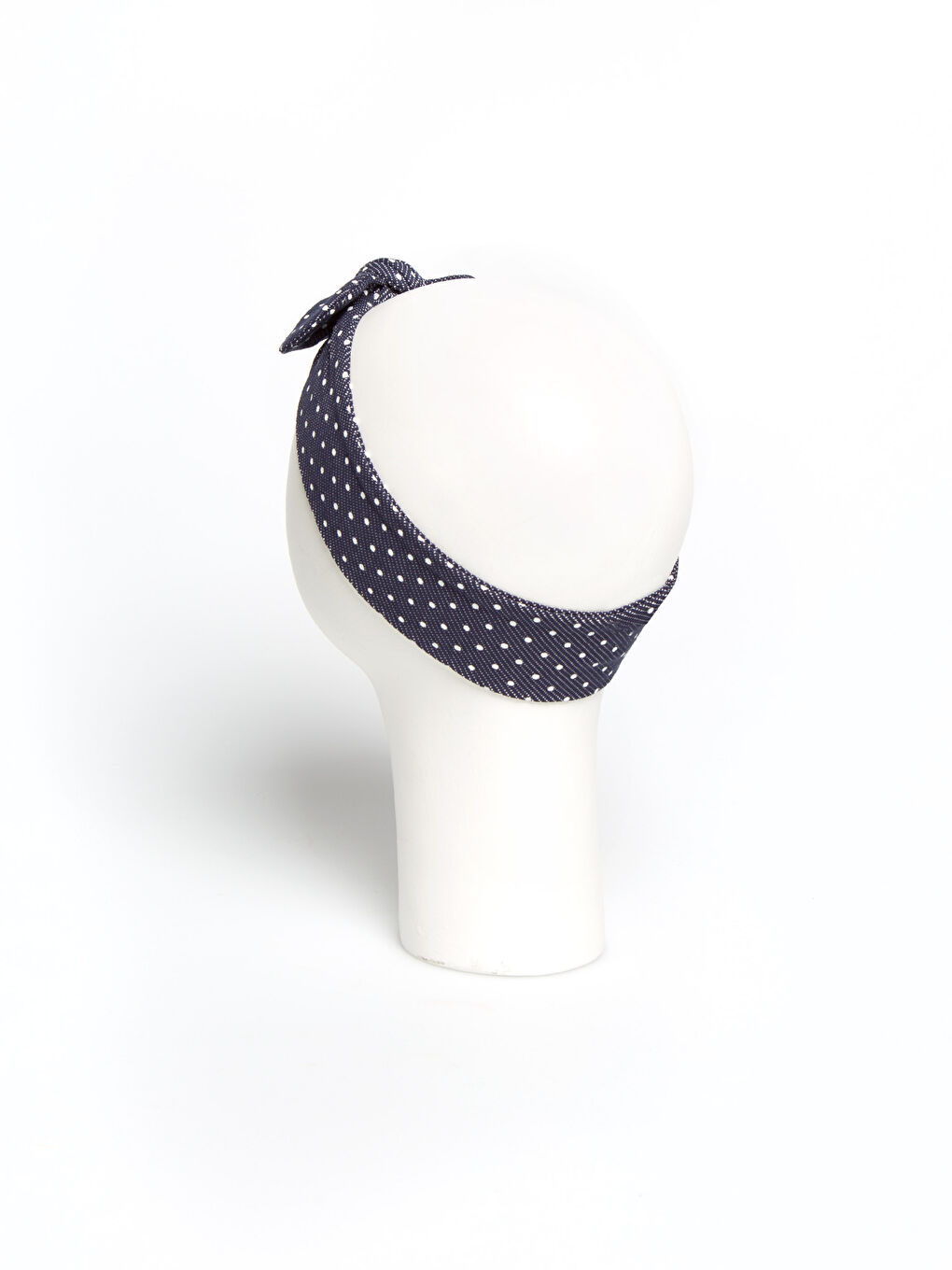 Mavi Baskılı Saç Bandı-2