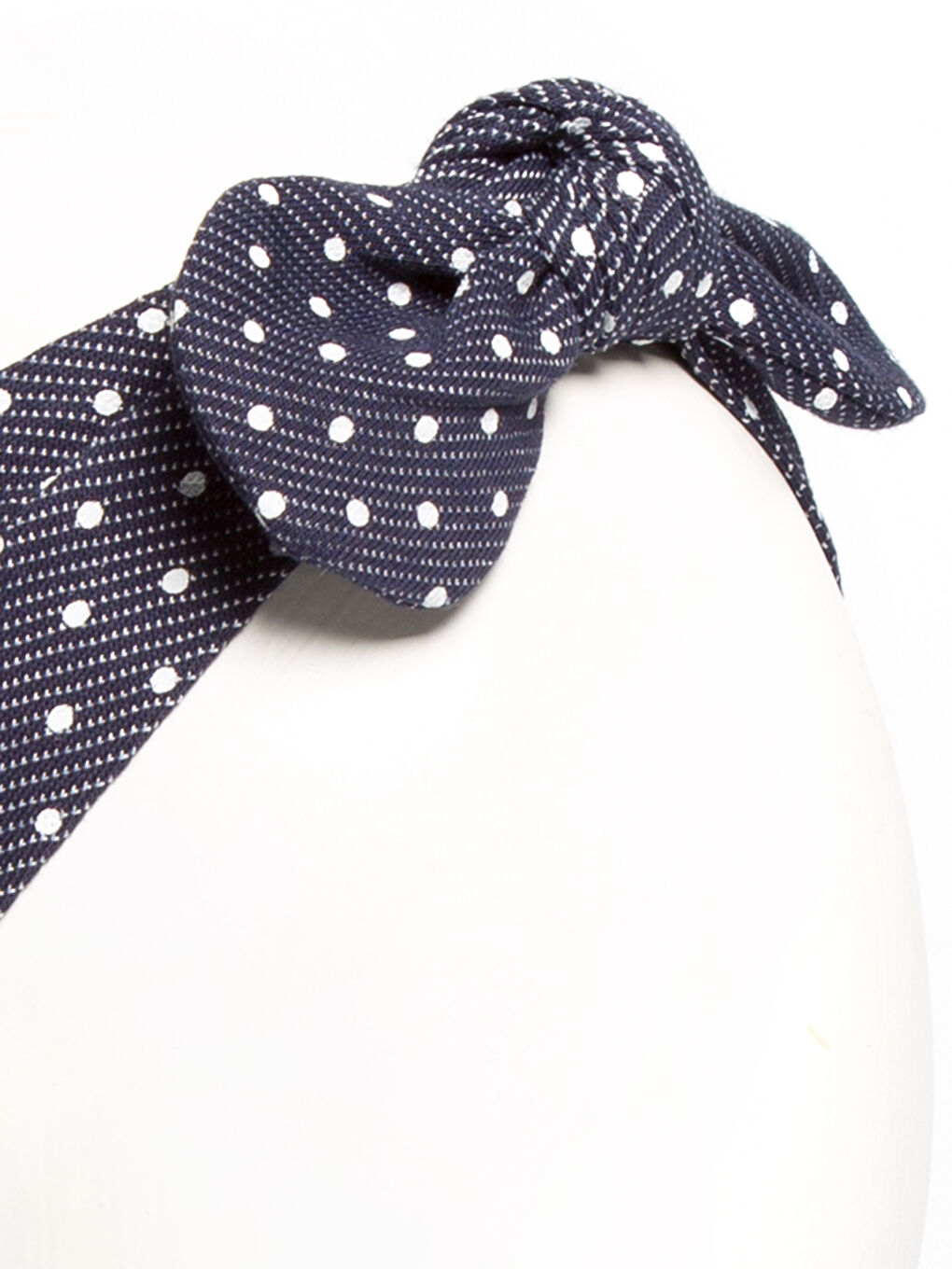 Mavi Baskılı Saç Bandı-3