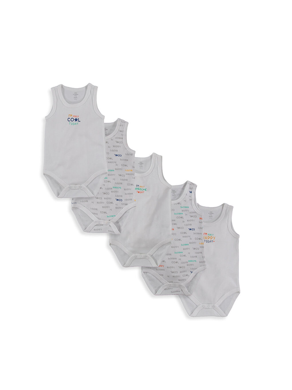 LCW baby Боди с щрапки 5 броя -7Y7595Z1-JPX