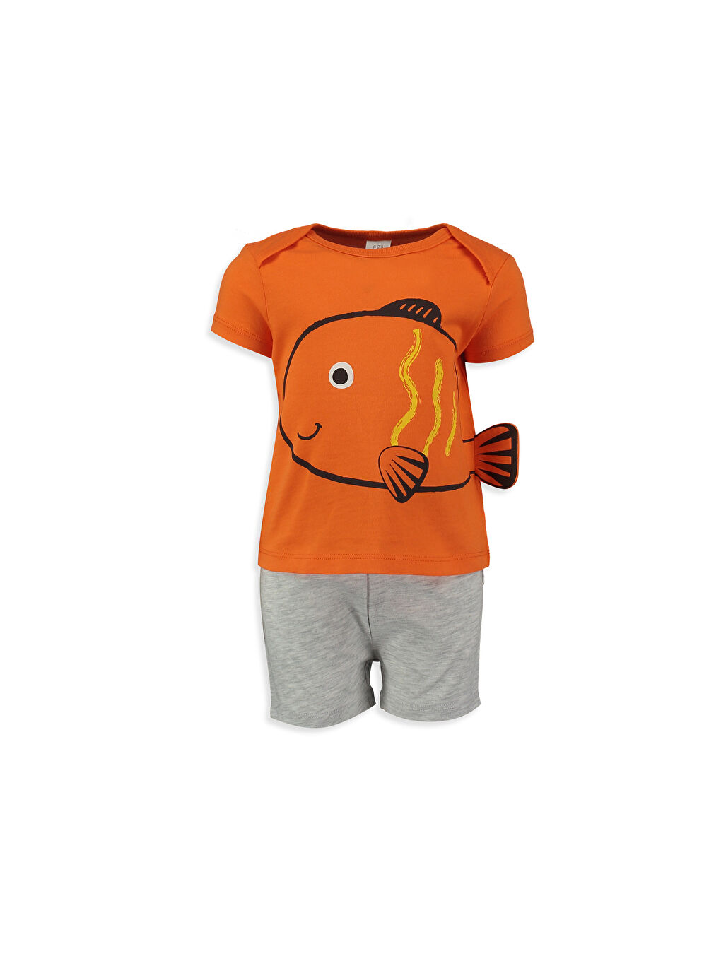 Canlı Turuncu Pijama Takım