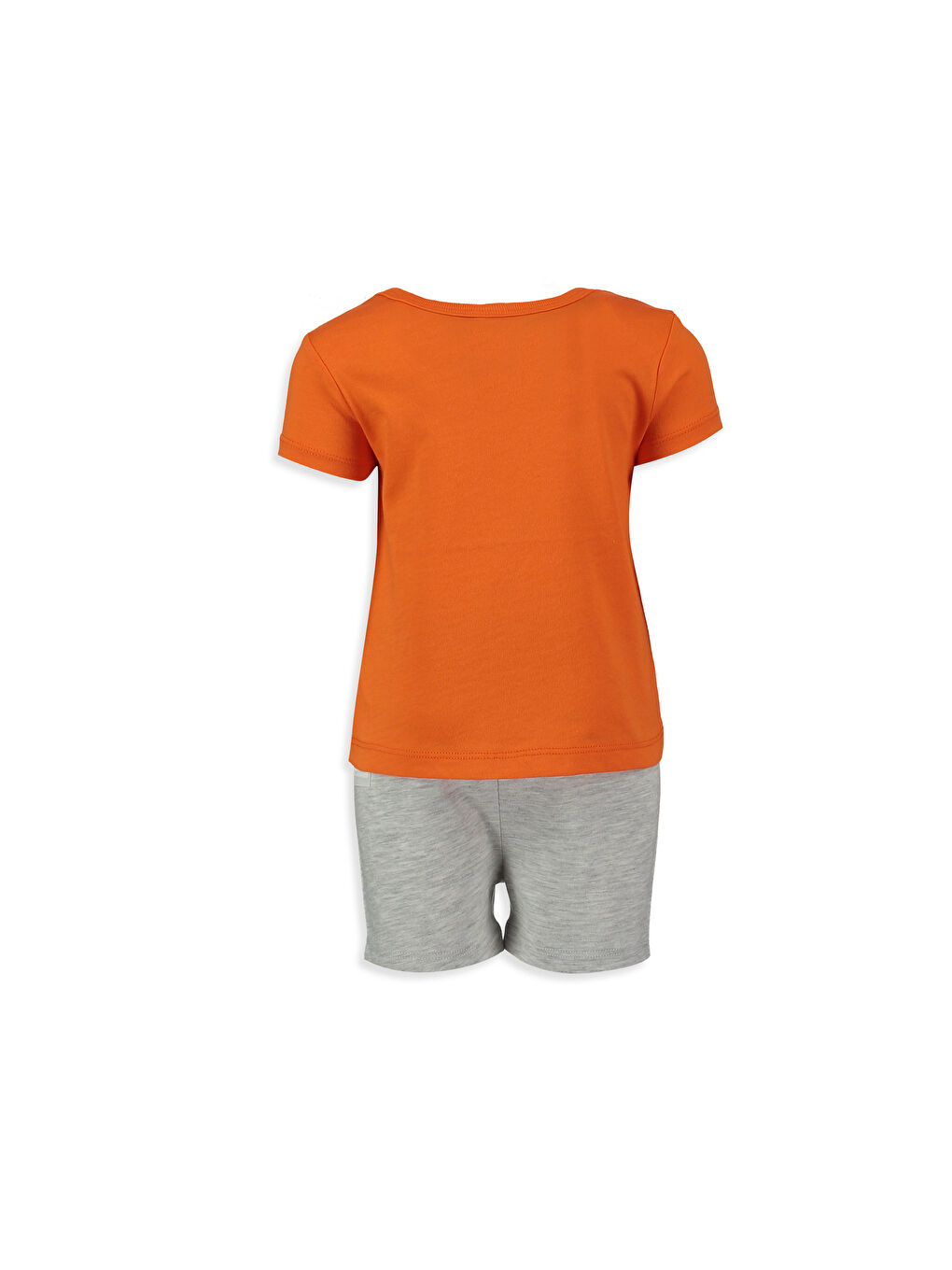 Canlı Turuncu Pijama Takım-1