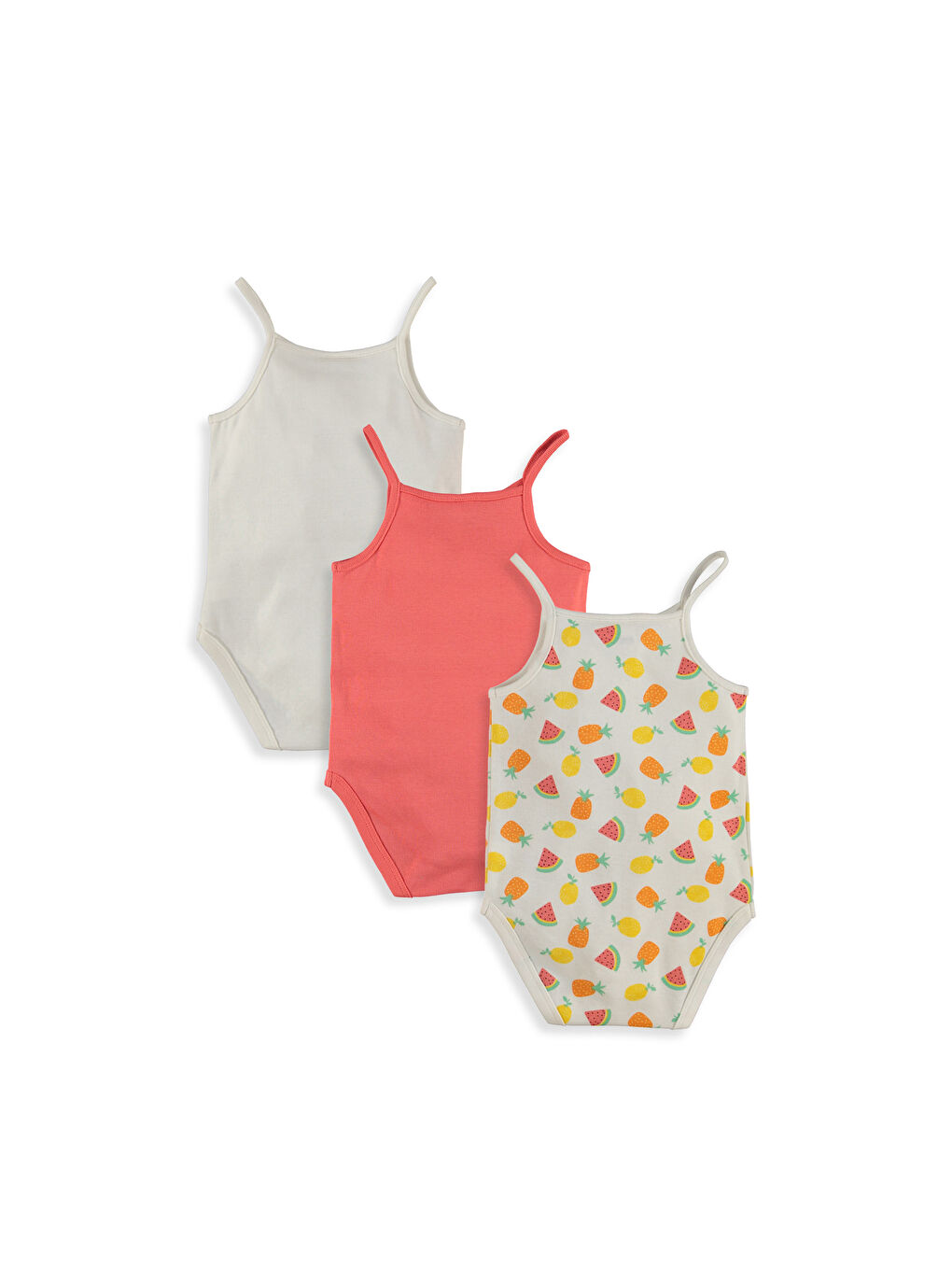 Baby Girl WHITE Bodysuit-1