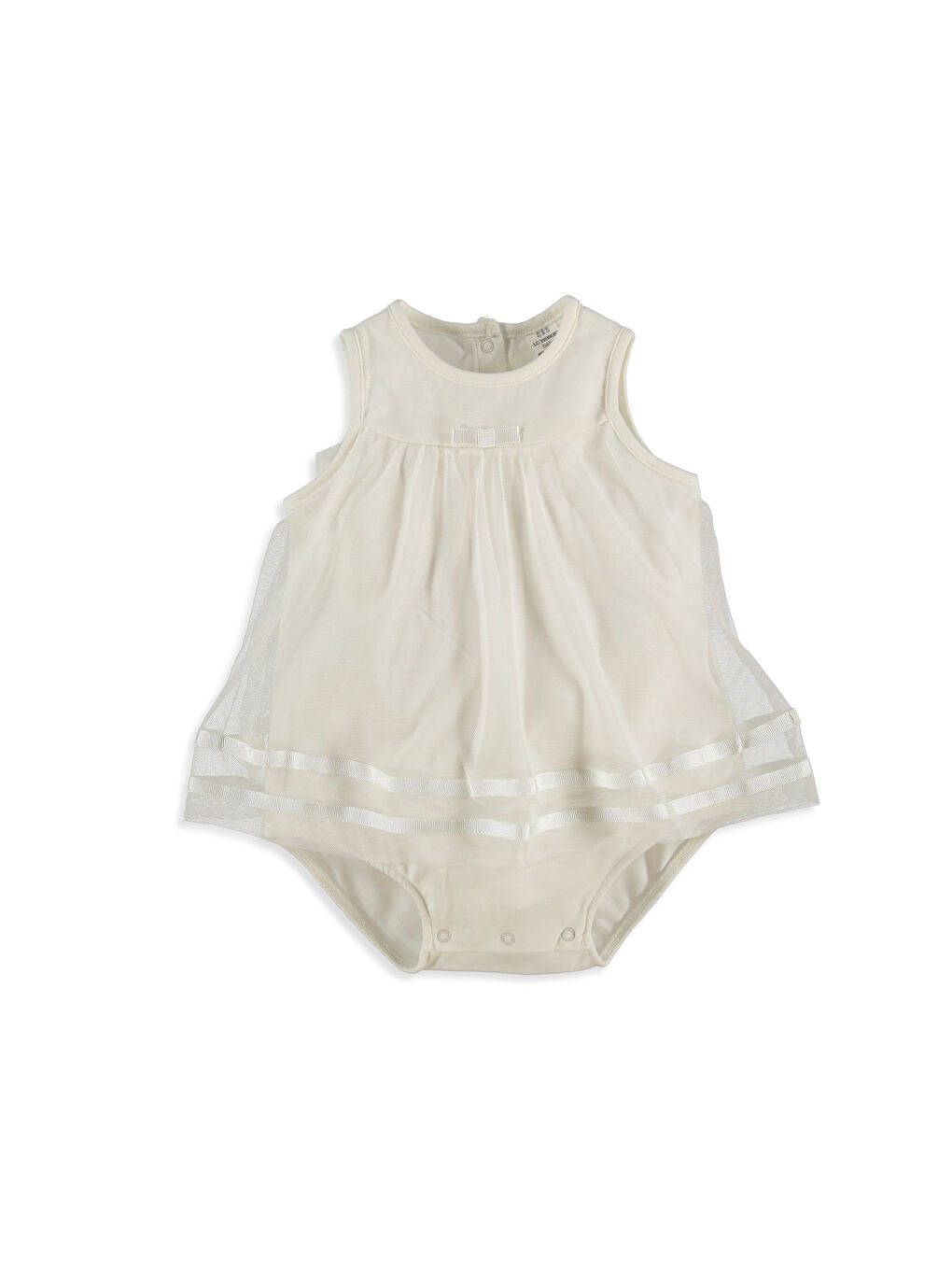 Bebek Beyazı Çıtçıtlı Body