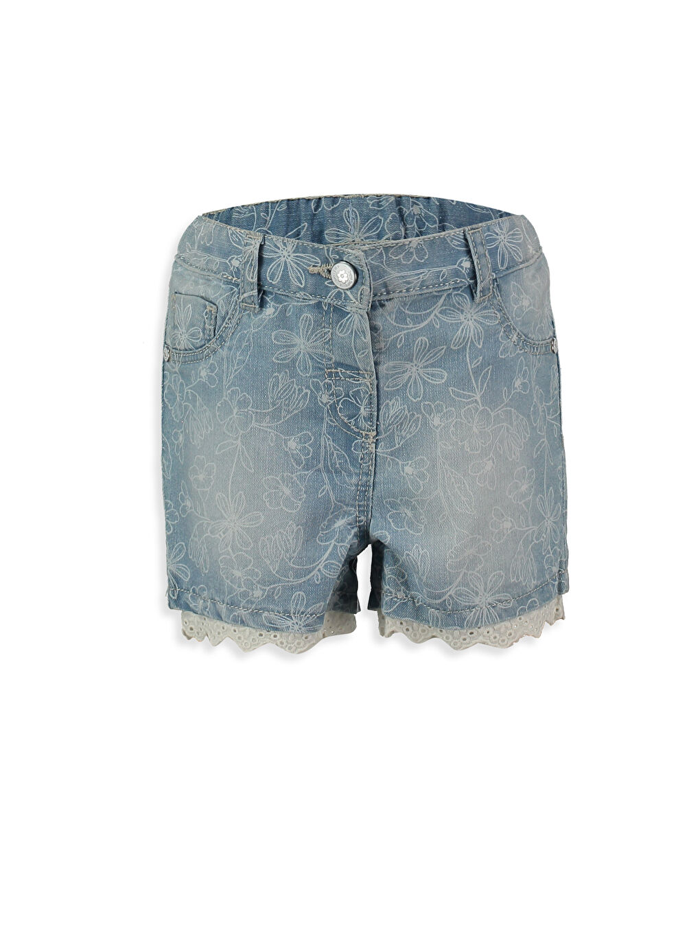LCW baby Baby Girl INDIGO Denim Shorts -7Y8764Z1-869