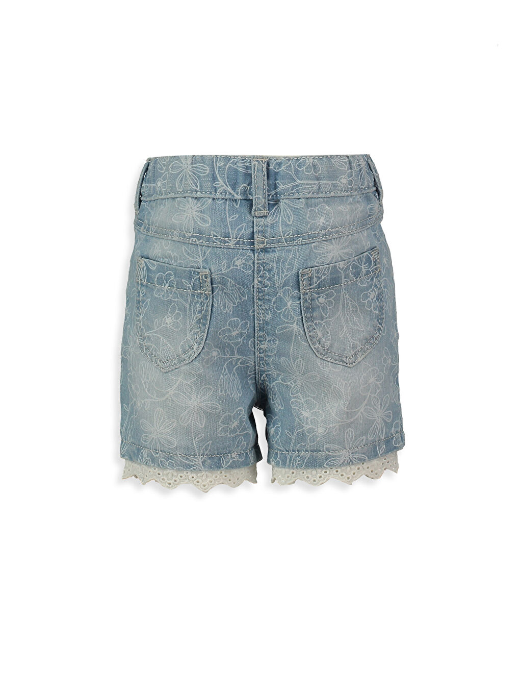 LCW baby Baby Girl INDIGO Denim Shorts -7Y8764Z1-869
