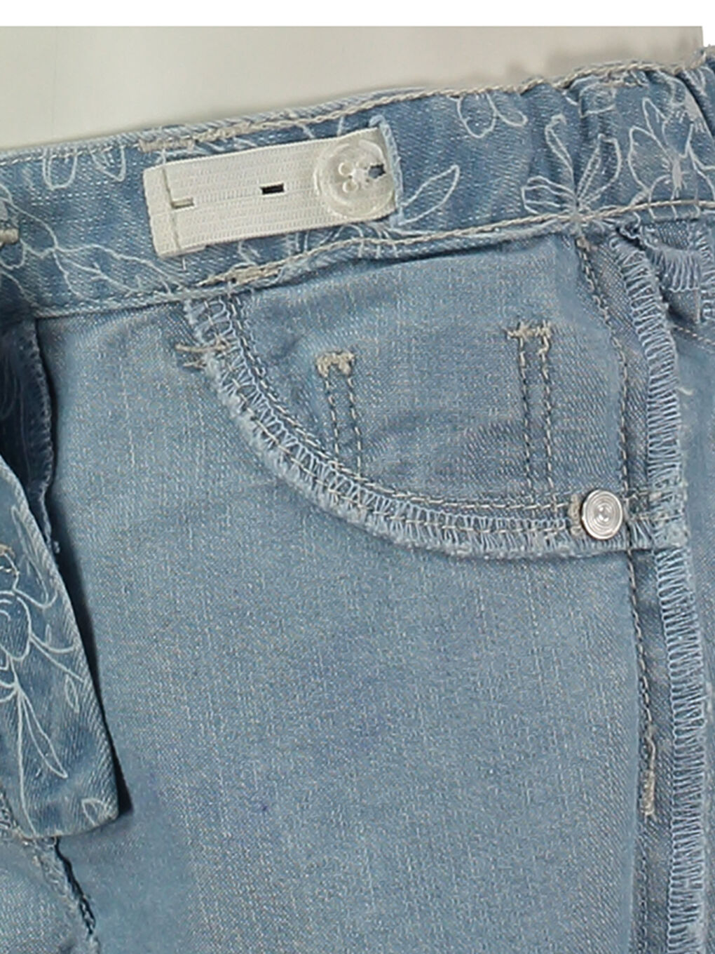 LCW baby Baby Girl INDIGO Denim Shorts -7Y8764Z1-869