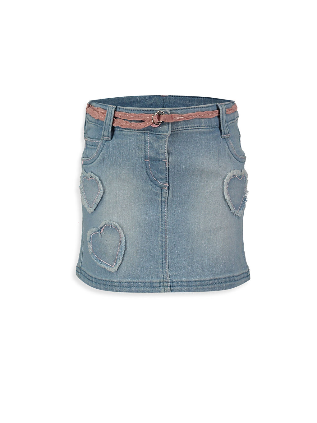 LCW baby Baby Girl INDIGO Denim Skirt -7Y8765Z1-311